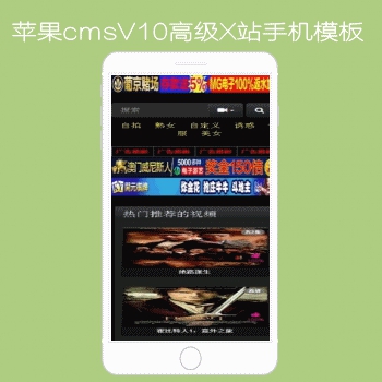 影视模板资源网N1048苹果CMSV10手机影视模板